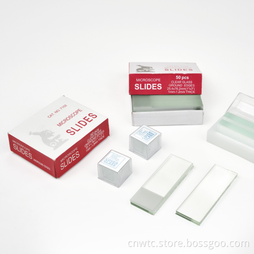 7102 Laboratory Glass Microscope Slides - Plain